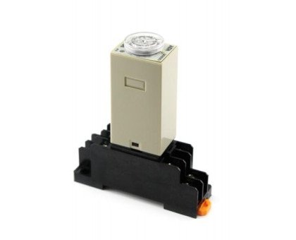 Реле времени, таймер Omron H3Y-2, 0-30с 110В 5А на DIN-рейку