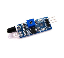 Оптический ИК датчик обхода препятствий, Arduino