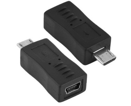 Перехідник адаптер miniUSB мама - тато microUSB