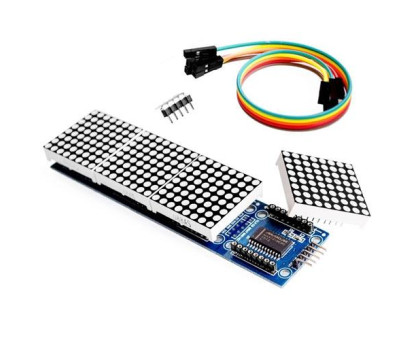 Світлодіодна матриця з 4 матричних дисплеїв на MAX7219 MAX7221 Arduino