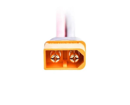 Кабель силовий XT60H-M XT60 16см 14AWG 30А, маркування 12AWG, тато