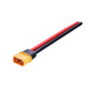 Кабель силовий XT60H-M XT60 16см 14AWG 30А, маркування 12AWG, тато
