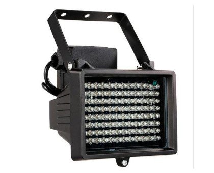 Прожектор інфрачервоний ІЧ для камер 96LED 60м вуличний, чорний