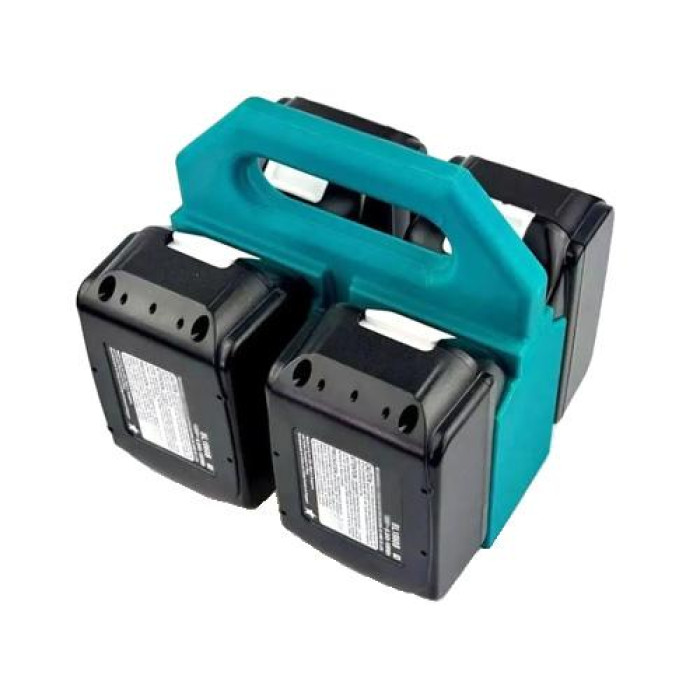 Держатель для аккумуляторов Makita 18В, 4 ячейки, переносной органайзер