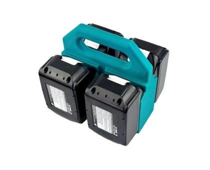 Держатель для аккумуляторов Makita 18В, 4 ячейки, переносной органайзер