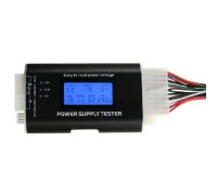 Тестер блоков питания ATX, BTX, ITX с ЖК-дисплеем 20/24pin SATA Molex