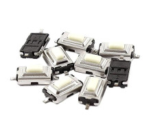 100x Кнопка тактова, мікрік, SMD 2 контакти, 6x3.6x2.5мм