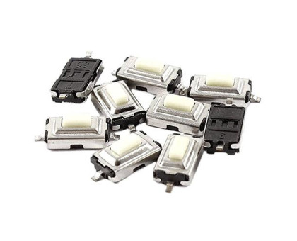 100x Кнопка тактова, мікрік, SMD 2 контакти, 6x3.6x2.5мм
