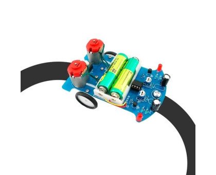 Робот BEAM Трек машинка, що їздить по лінії D2-5 Kit ЗБЕРИ САМ DIY