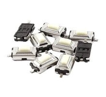100x Кнопка тактова, мікрік, SMD 2 контакти, 6x3.6x2.5мм