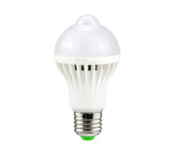 Лампа світлодіодна з датчиком руху E27, 5Вт LED