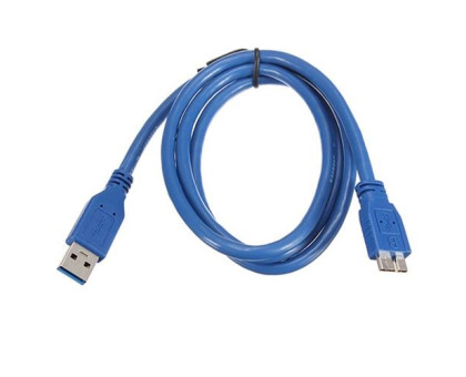 USB 3.0 Micro-B дата кабель 1.5м, міцний, синій