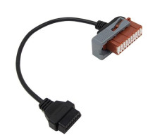 Перехідник з OBD2 16pin мама на Peugeot Citroen 30pin тато