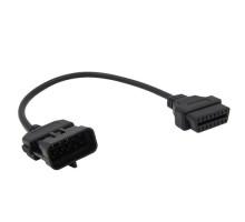 Перехідник з OBD2 16pin мама на Opel 10pin тато