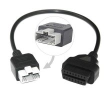 Перехідник з OBD2 16pin мама на Honda 5pin тато