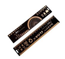 PCB Ruler лінійка шаблон для електронника радіолюбителя 20см