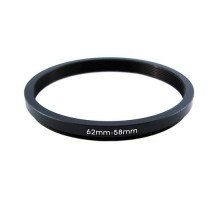Понижающее степ кольцо 62-58мм для Canon, Nikon