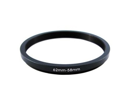 Понижуюче степ кільце 62-58мм для Canon, Nikon