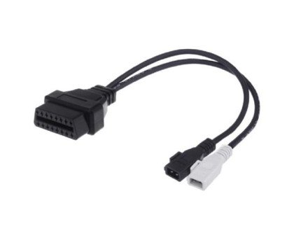Перехідник з OBD2 16pin мама на VAG 2x2pin 2+2pin VW AUDI тато