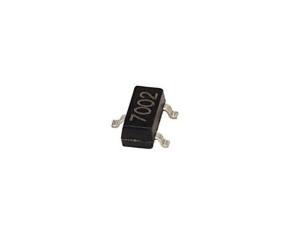 Чіп 2N7002 100ШТ N7002 7002 SOT-23, Транзистор польовий 60В 0.2А