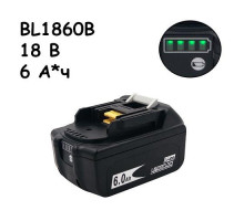 Акумулятор для ручного інструменту Makita 18В 6Аг, Li-ion, BL1860B