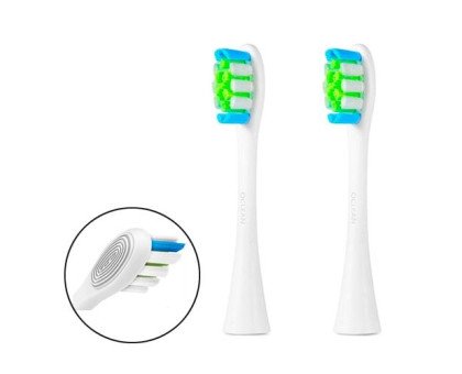 Насадки сменные 2шт Oclean P1 для зубной щетки Xiaomi Oclean X, белые