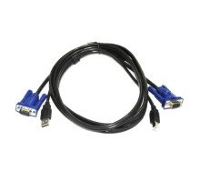 Кабель KVM свіча VGA + USB