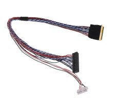 Кабель шлейф LVDS I-PEX 40pin 2канала 6бит для ЖК матриц 15.6-19