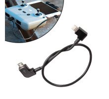 Кабель OTG MicroUSB – Lightning для пульта DJI Spark, Mavic Pro/Air, 28см