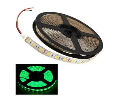 5м стрічка світлодіодна, 300x 5050 SMD LED, зелена