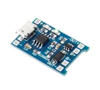 Модуль зарядки литиевых Li-ion батарей от MicroUSB + защита DW01